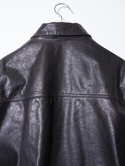YOKE MENS Leather Flight Jacket IMAGE12