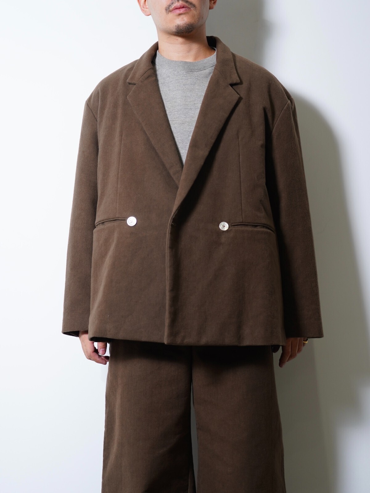 アクシス メンズ ダブルブレステッドジャケット 写真1