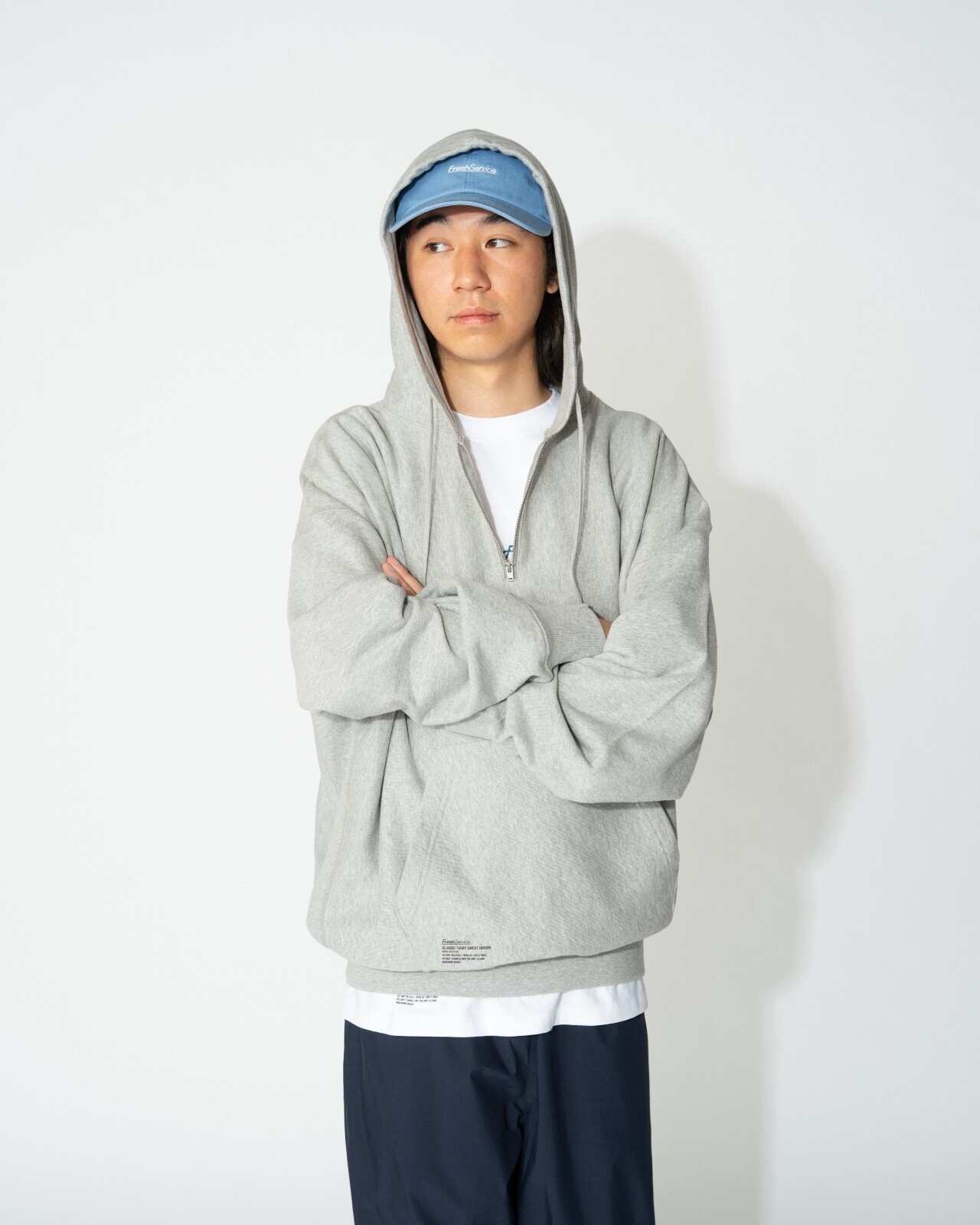 FreshService 남성 CLASSIC TERRY SWEAT HOODIE 이미지5