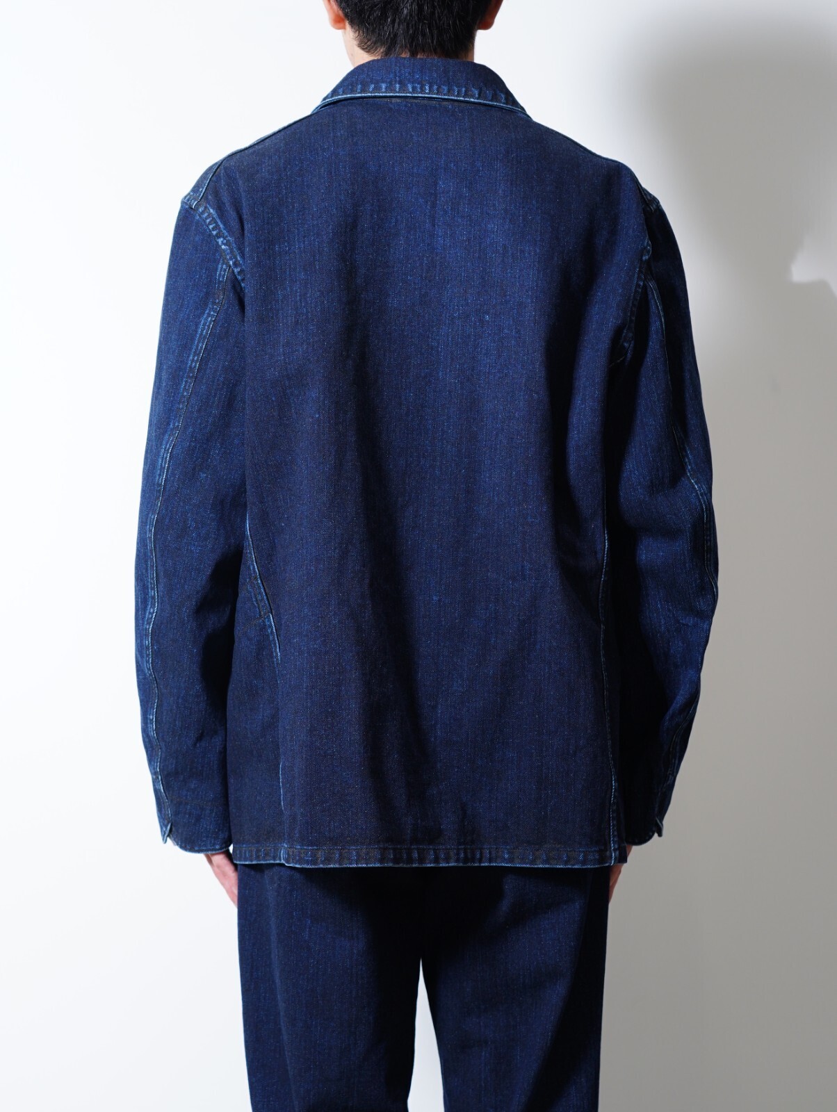 NULABEL MENS URUSHI COATED DENIM COVERALLS IMAGE13
