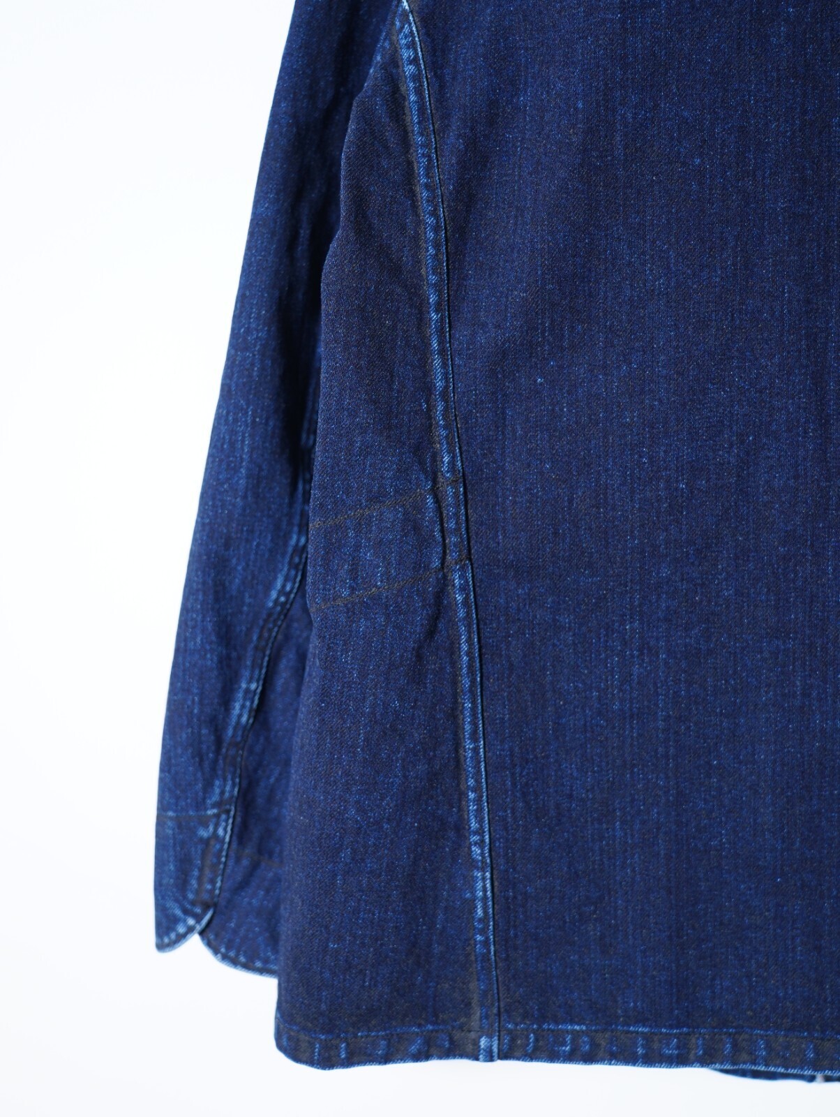 NULABEL MENS URUSHI COATED DENIM COVERALLS IMAGE8