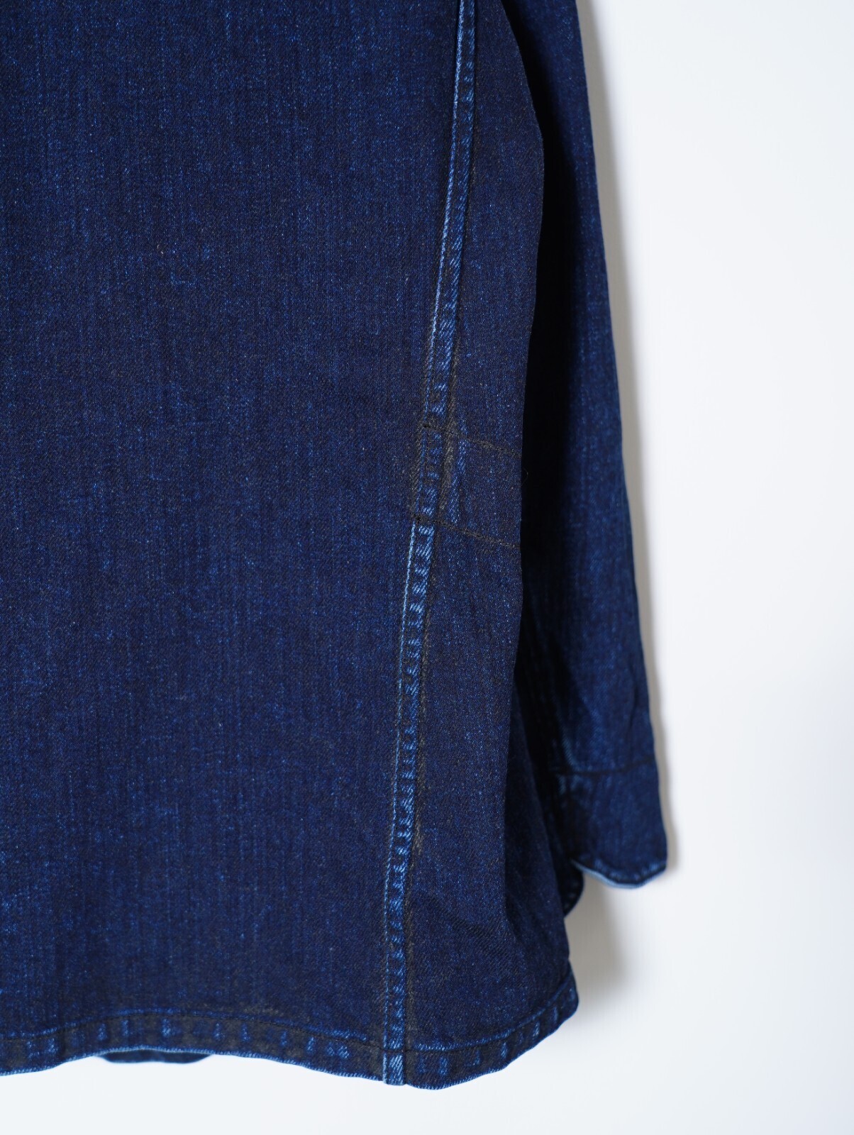 NULABEL MENS URUSHI COATED DENIM COVERALLS IMAGE9