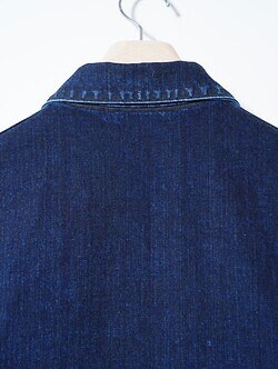NULABEL MENS URUSHI COATED DENIM COVERALLS IMAGE7