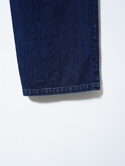 NULABEL MENS URUSHI COATED DENIM BAKER TROUSERS IMAGE15