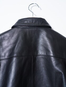 YOKE 남성 Calf Leather Sports Jacket 이미지2