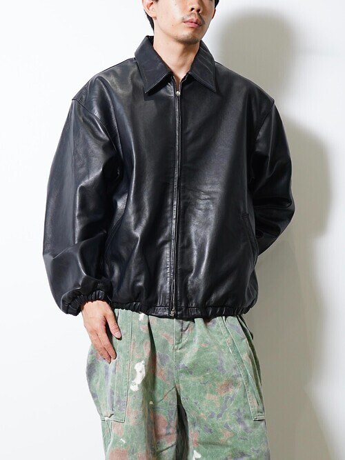 Calf Leather Sports Jacket｜YOKE 男士