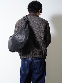 YOKE 여성 & 남성 Carf Leather Shoulder Bag 이미지22