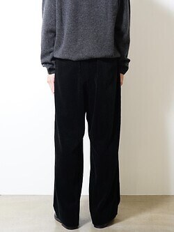 Blanc YM 男士 Corduroy Relax Trousers 写真11