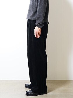 Blanc YM 男士 Corduroy Relax Trousers 写真10