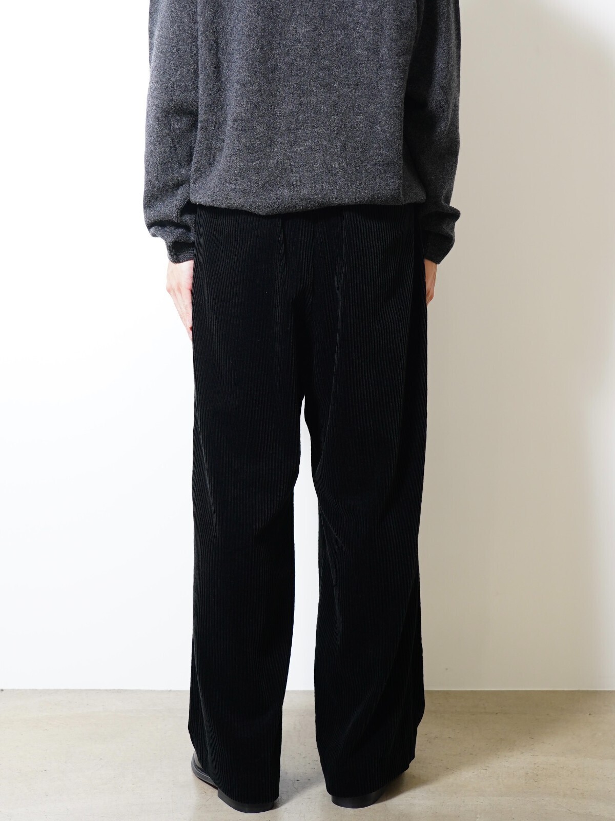 Blanc YM 男士 Corduroy Relax Trousers 写真11
