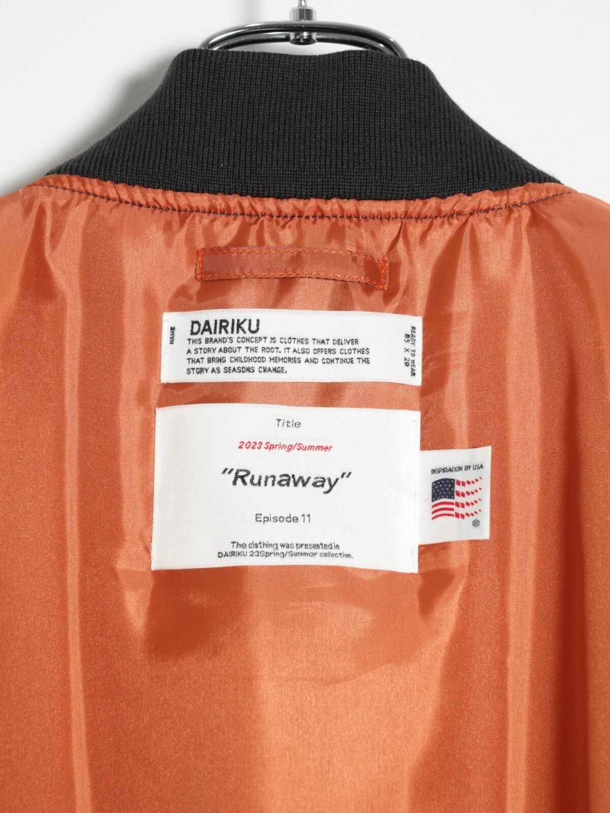 ダイリク メンズ "スティーブ" MA-1 画像9