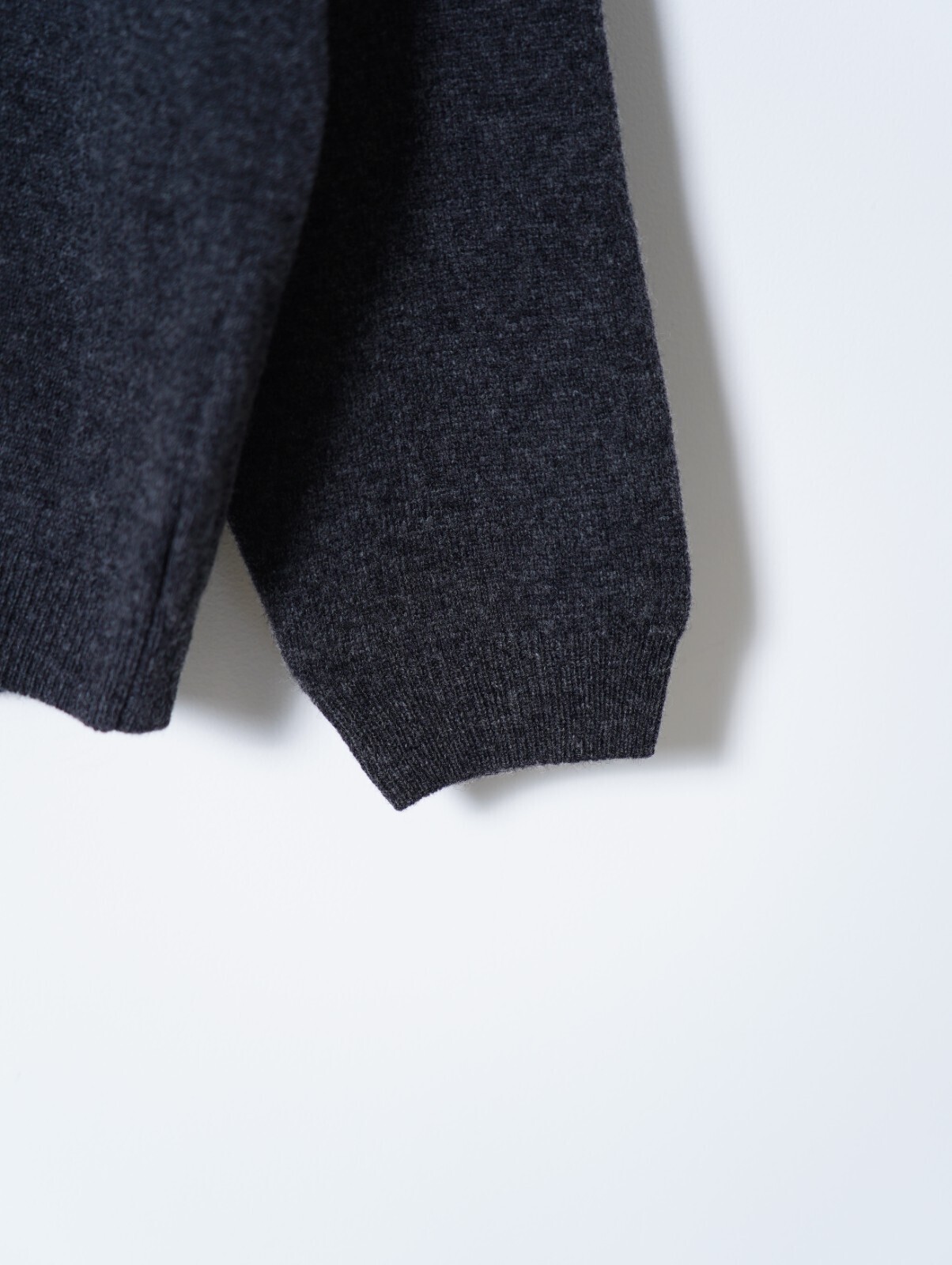 Blanc YM WOMENS & MENS Wool Open Collar Knit Shirts IMAGE12