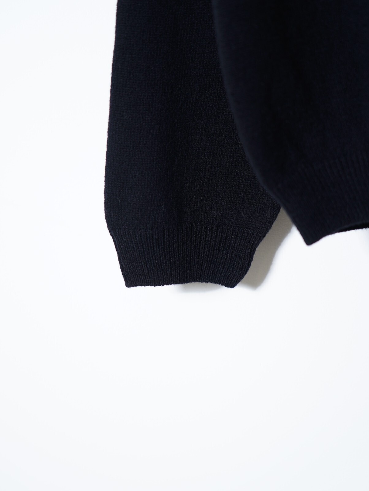 Blanc YM WOMENS & MENS Wool Open Collar Knit Shirts IMAGE18