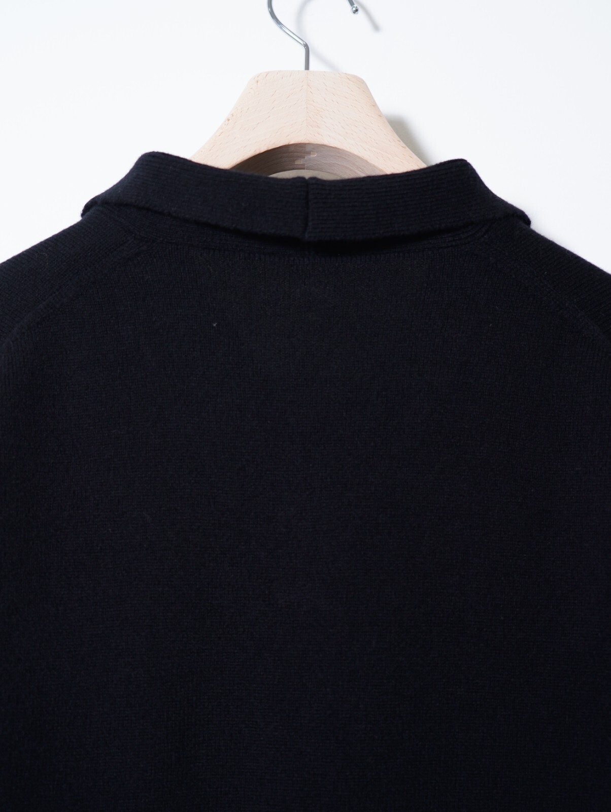 Blanc YM WOMENS & MENS Wool Open Collar Knit Shirts IMAGE19