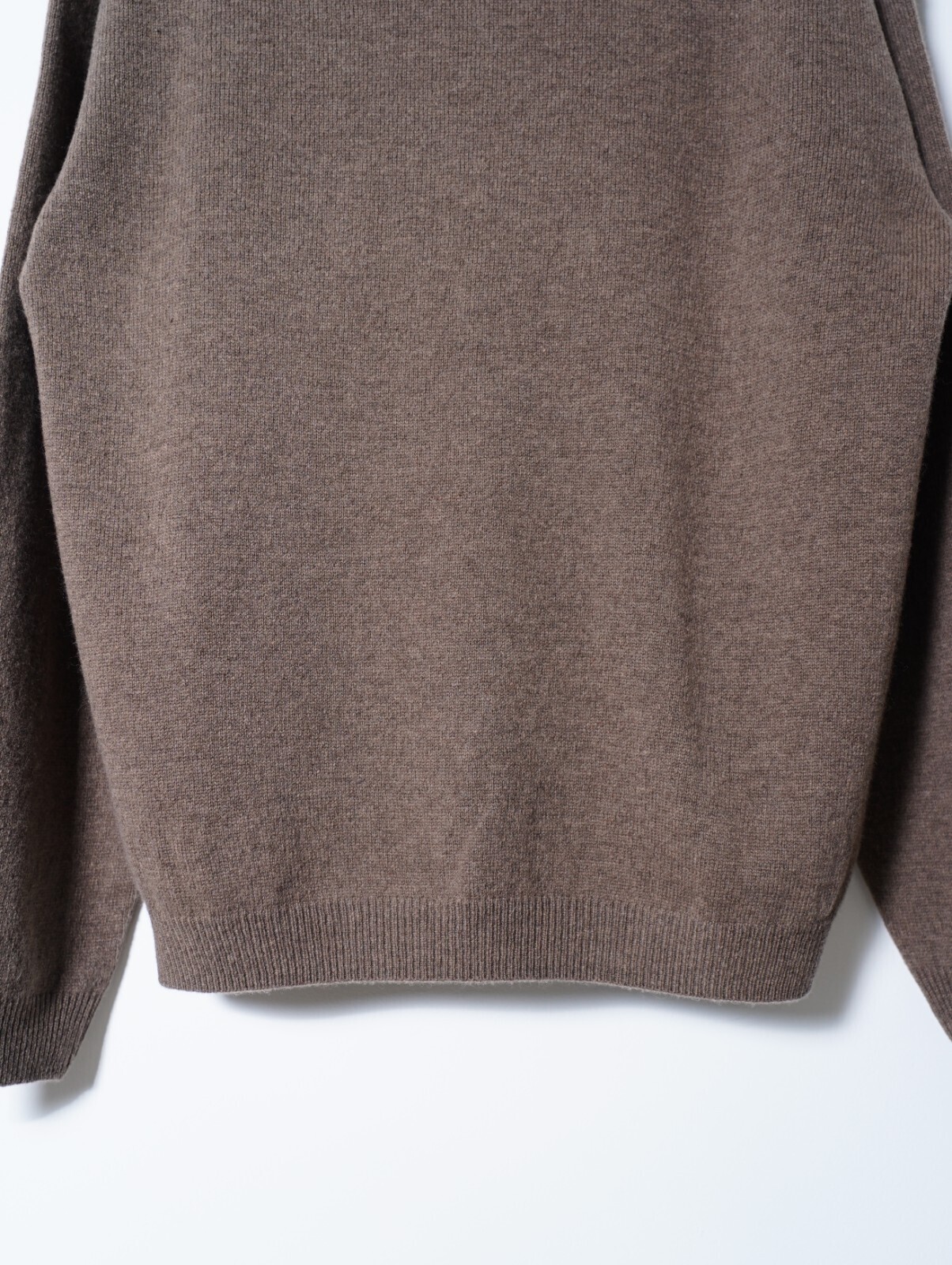 Blanc YM WOMENS & MENS Wool Open Collar Knit Shirts IMAGE6