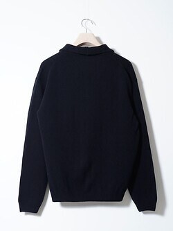 Blanc YM WOMENS & MENS Wool Open Collar Knit Shirts IMAGE16