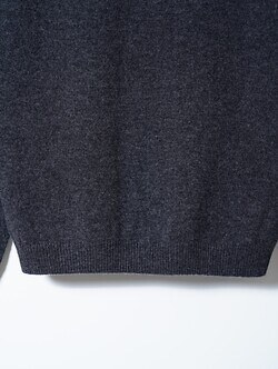 Blanc YM WOMENS & MENS Wool Open Collar Knit Shirts IMAGE13