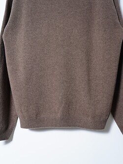Blanc YM WOMENS & MENS Wool Open Collar Knit Shirts IMAGE6