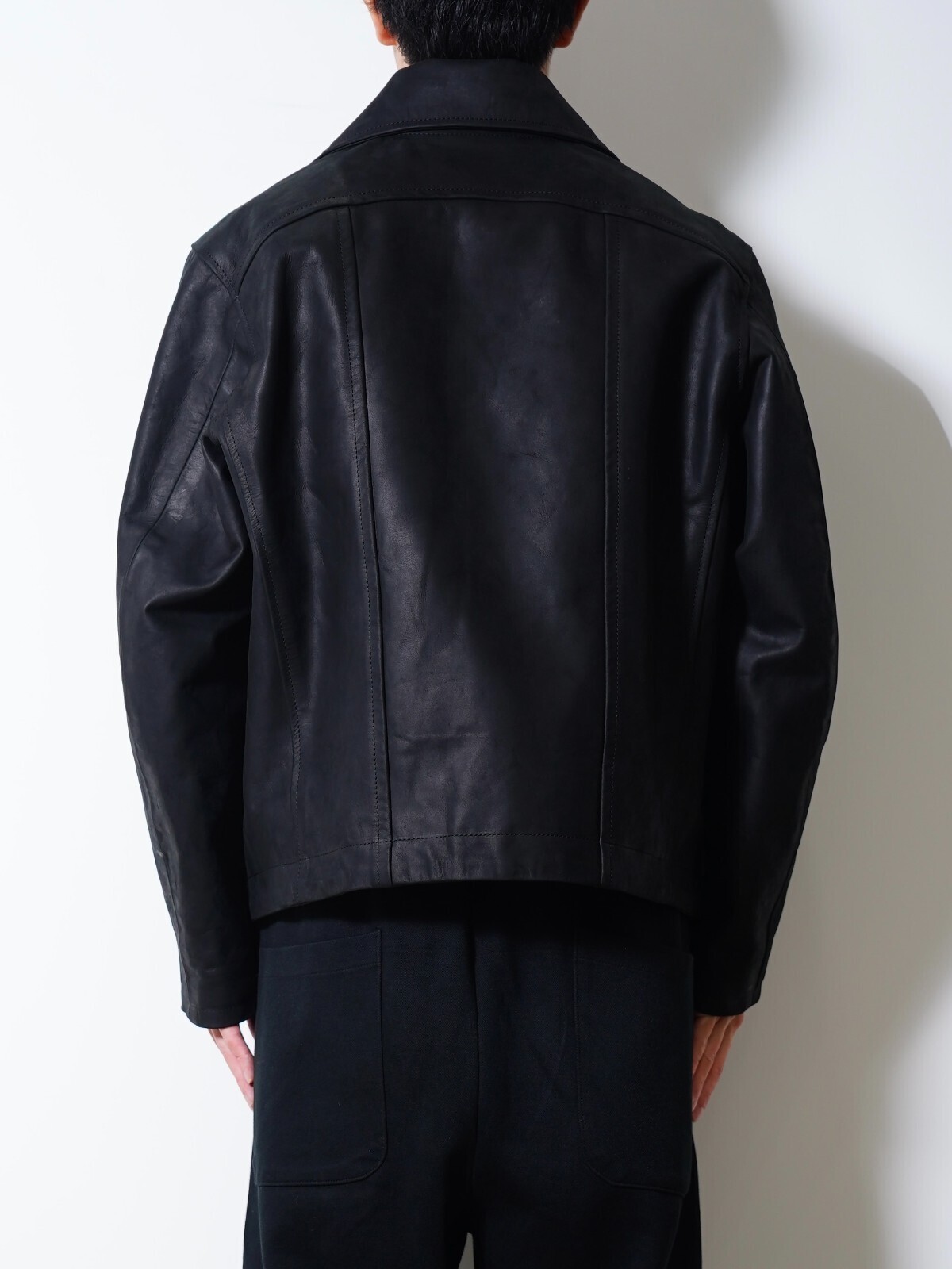 Blanc YM 남성 Semi-Double Rider’s Jacket 写真3