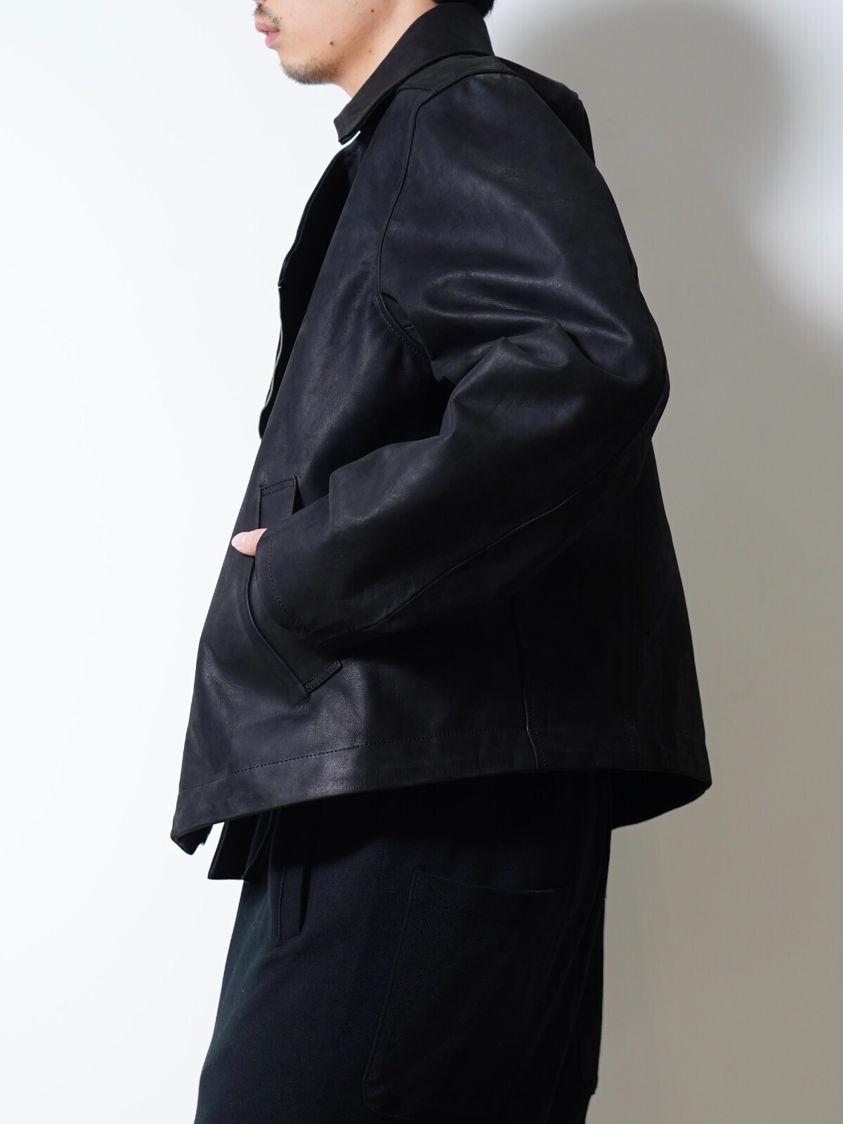 Blanc YM 남성 Semi-Double Rider’s Jacket 写真6