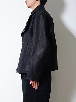 Blanc YM 남성 Semi-Double Rider’s Jacket 写真2
