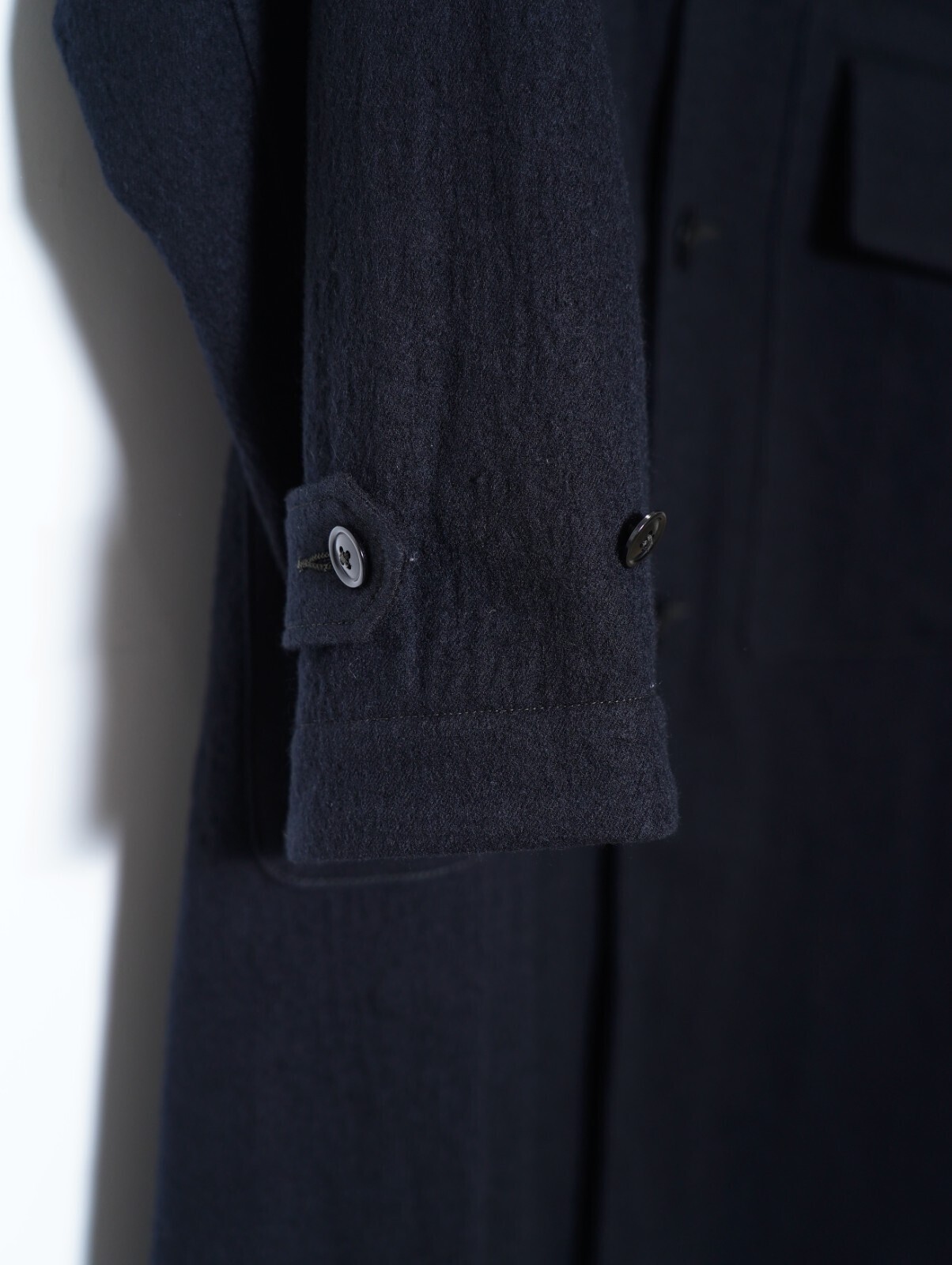 SHUREN 男士 BRUSHED COTTON WOOL TWILL COAT 图片21