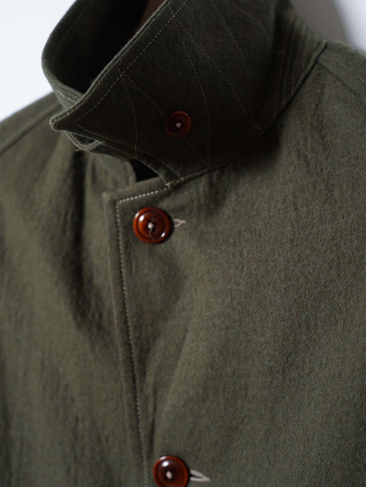 SHUREN 男士 BRUSHED COTTON WOOL TWILL COAT 图片6