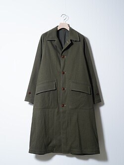 SHUREN 男士 BRUSHED COTTON WOOL TWILL COAT 图片1