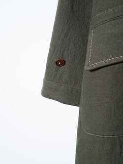 SHUREN 男士 BRUSHED COTTON WOOL TWILL COAT 图片9