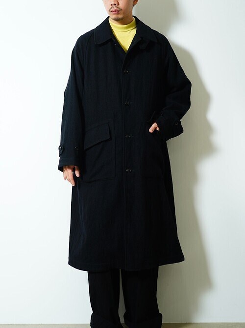 BRUSHED COTTON WOOL TWILL COAT｜SHUREN 男裝