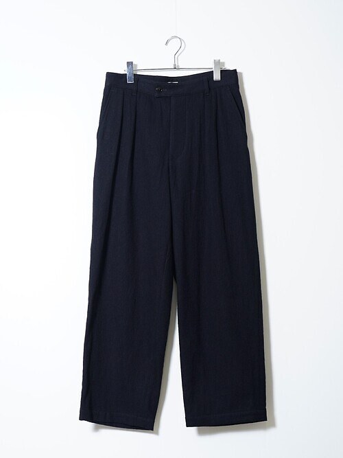 ブラッシュド コットン ウール ツイル パンツ｜シュレン メンズ