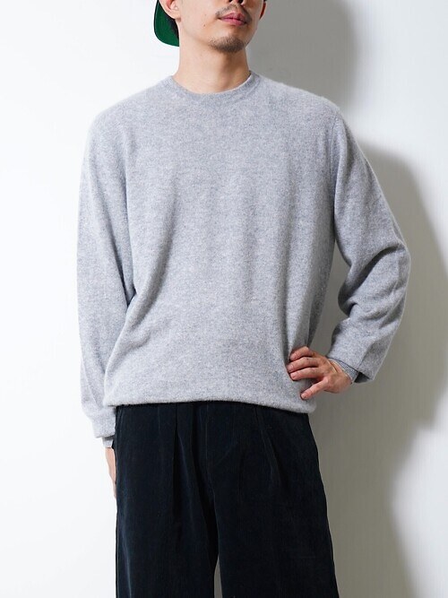 CASHMERE CREW NECK KNIT｜FUJI 男裝