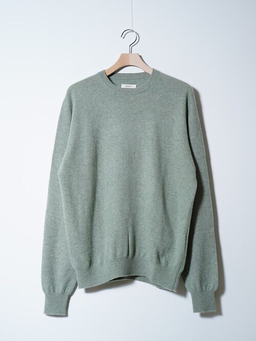 CASHMERE CREW NECK KNIT｜FUJI 男裝