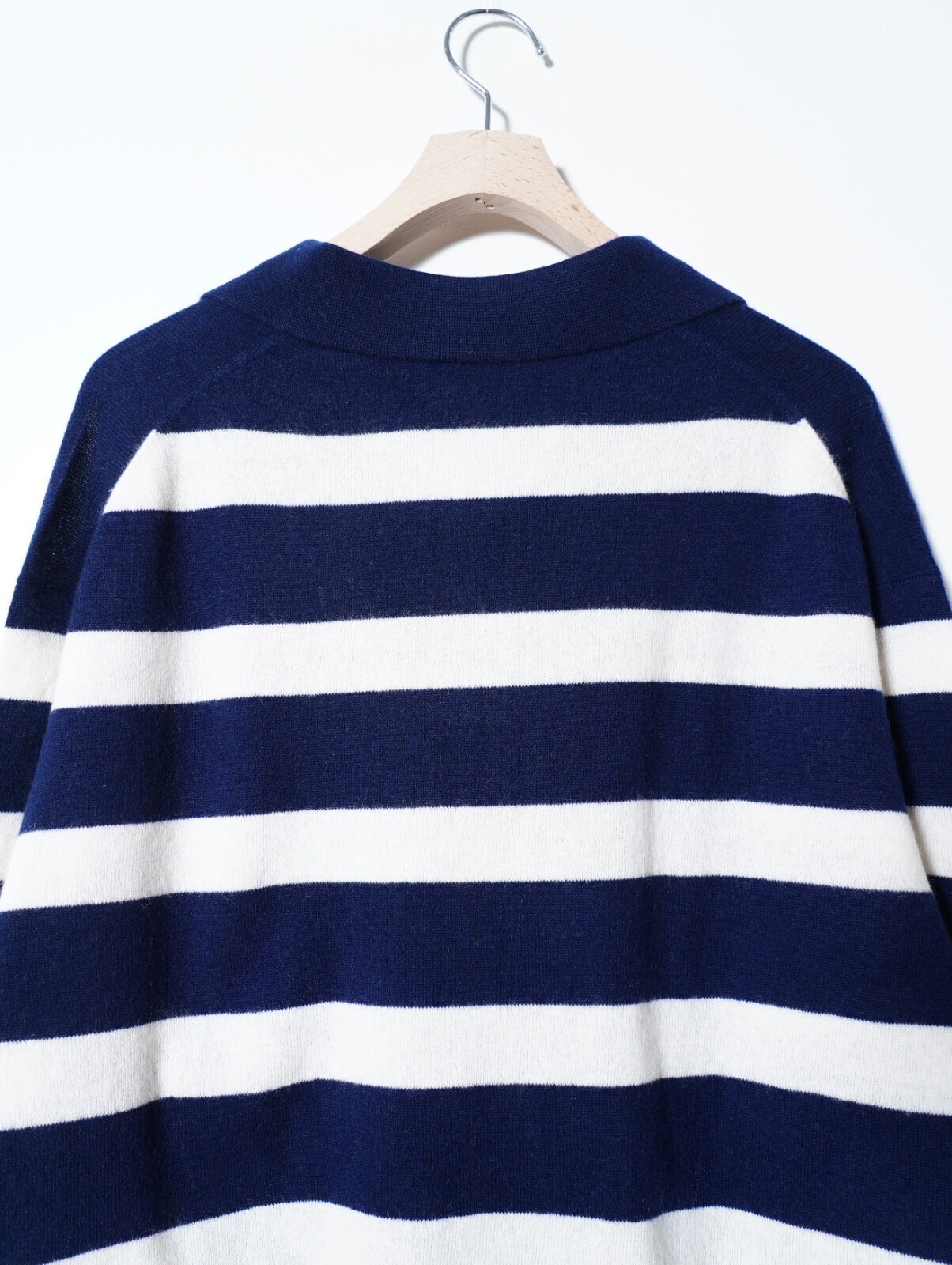 FUJI 男裝 CASHMERE BORDER SKIPPER KNIT 圖片5