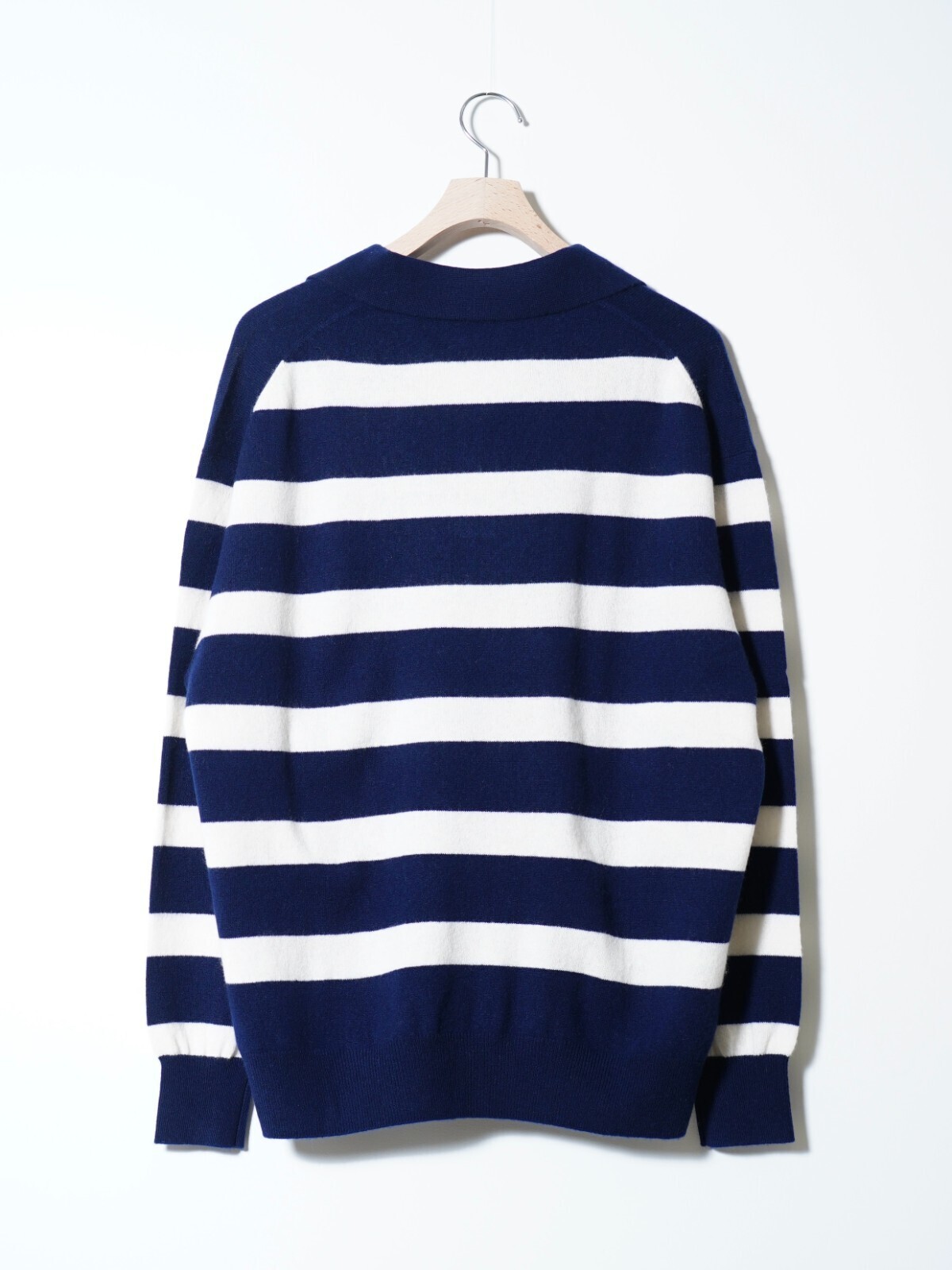 FUJI 男裝 CASHMERE BORDER SKIPPER KNIT 圖片2