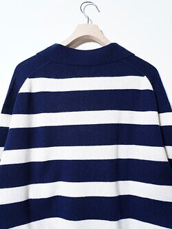 FUJI 男裝 CASHMERE BORDER SKIPPER KNIT 圖片5