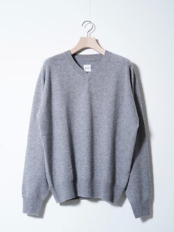 ビソウン メンズ カシミヤ  Vネック メンズ 画像1