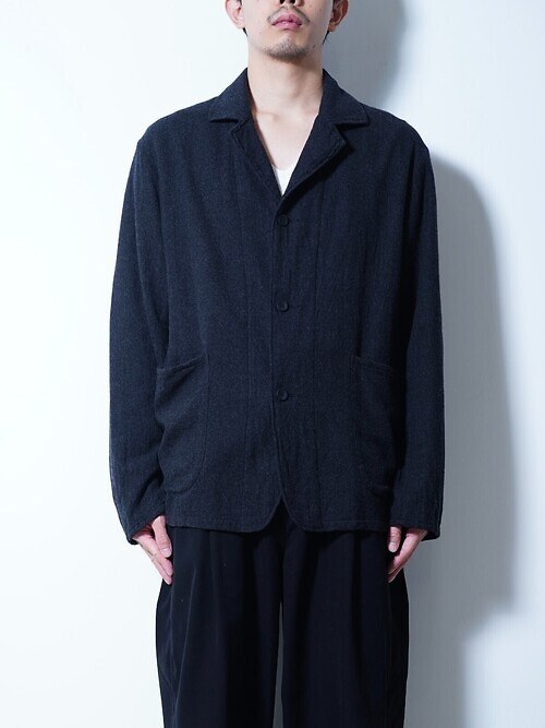 WASHED SUPER FINE WOOL VIYELLA JKT｜ULTERIOR 남성
