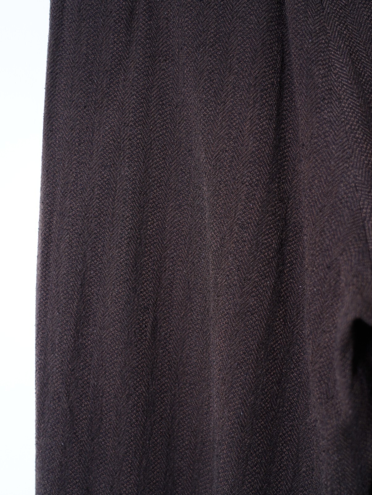 ULTERIOR 남성 WASHED W/S HERRINGBONE DRAWSTRING WIDE PANTS 이미지8