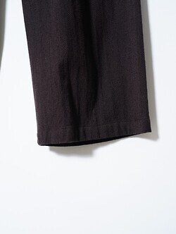 ULTERIOR 남성 WASHED W/S HERRINGBONE DRAWSTRING WIDE PANTS 이미지6