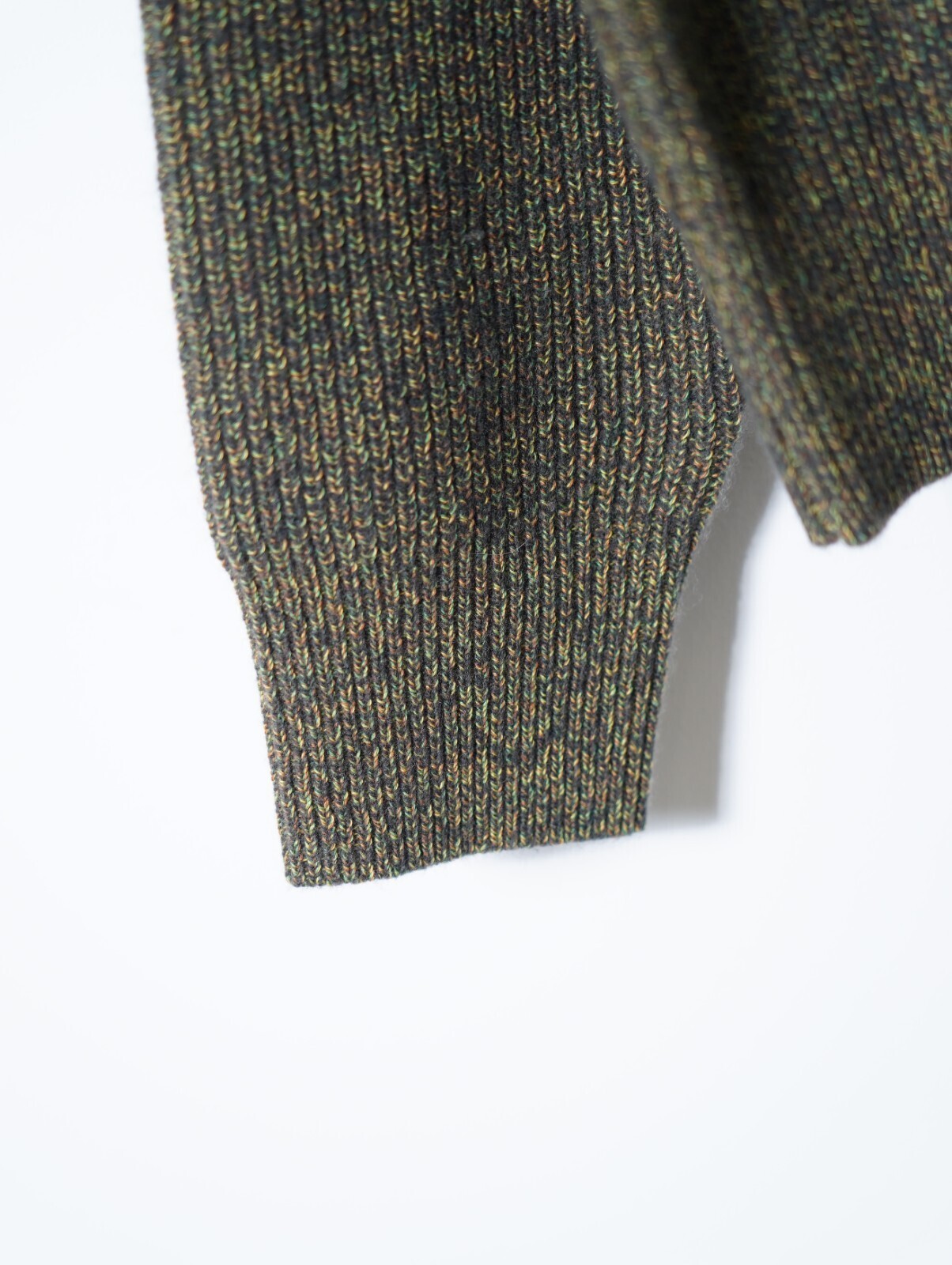 ULTERIOR 남성 W/C MELANGE RIB HALF ZIP KNIT 이미지5
