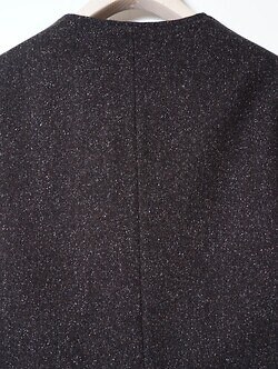 BISOWN WOMENS & MENS EX.) Lamb Leather / Wool Silk Reversible Vest IMAGE23