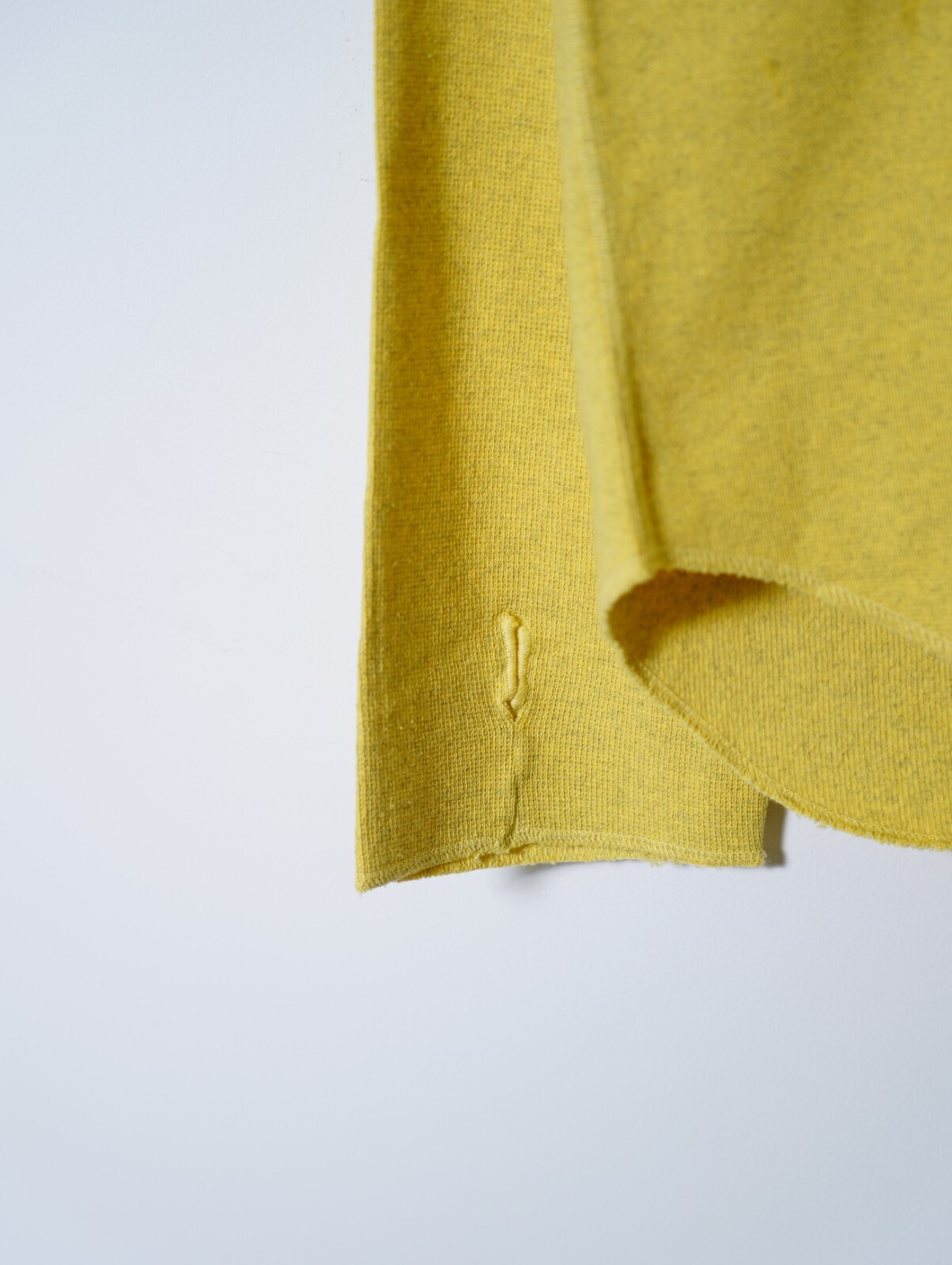 saby 男裝 HIGH NECK LONG SLEEVE TEE <Over Dye>- 26/1 BD Micro Waffle - 圖片10