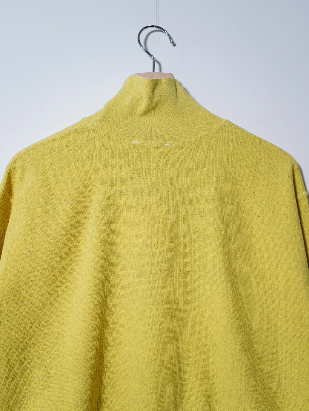 saby 男裝 HIGH NECK LONG SLEEVE TEE <Over Dye>- 26/1 BD Micro Waffle - 圖片12
