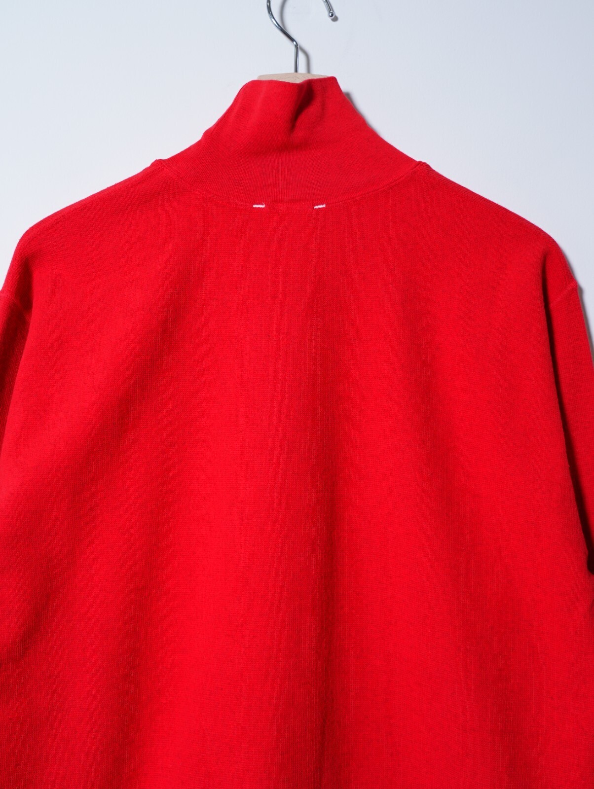 saby 男裝 HIGH NECK LONG SLEEVE TEE <Over Dye>- 26/1 BD Micro Waffle - 圖片6
