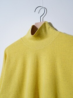 saby 男裝 HIGH NECK LONG SLEEVE TEE <Over Dye>- 26/1 BD Micro Waffle - 圖片9