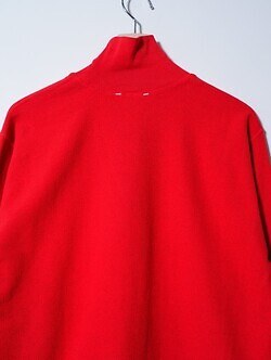 saby 男裝 HIGH NECK LONG SLEEVE TEE <Over Dye>- 26/1 BD Micro Waffle - 圖片6