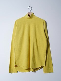 saby 男裝 HIGH NECK LONG SLEEVE TEE <Over Dye>- 26/1 BD Micro Waffle - 圖片7