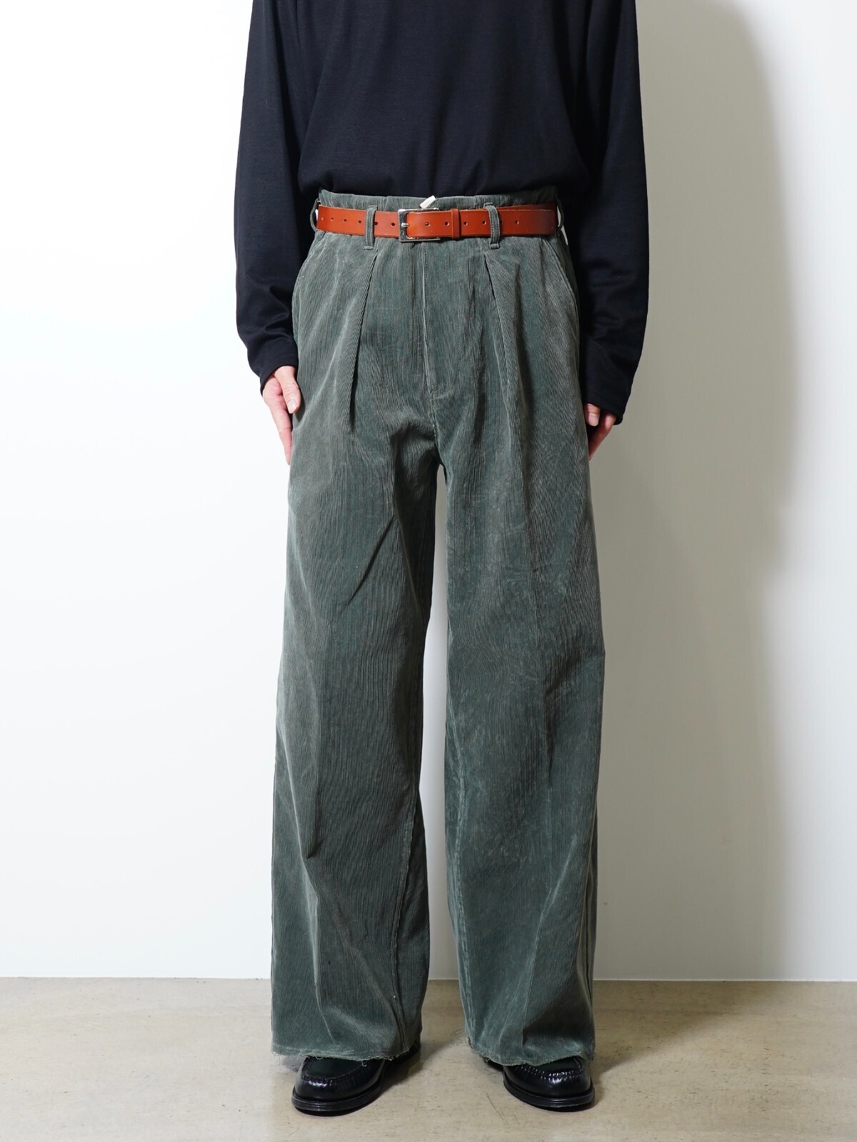 saby 男裝 TUCK-BAGGY TYPE 2 - Enshu Japan Soft Cord FAB - 圖片21