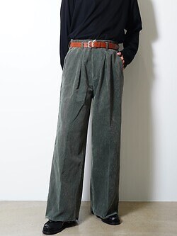 saby 男裝 TUCK-BAGGY TYPE 2 - Enshu Japan Soft Cord FAB - 圖片24